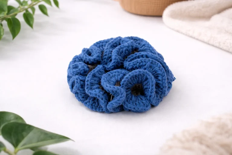 Decorative handmade hair bow crafted by visually impaired learners